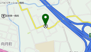 宝塚警察署小浜交番の地図画像