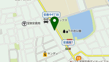 宝塚警察署安倉交番の地図画像