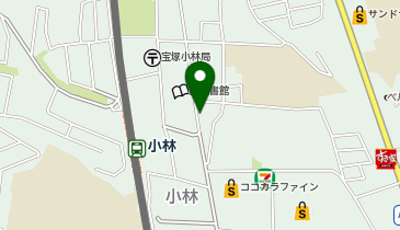 宝塚警察署小林交番の地図画像