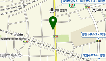 厚別警察署信濃交番の地図画像