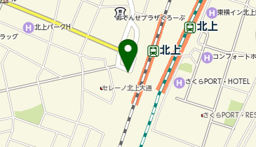 北上警察署北上駅前交番の地図画像