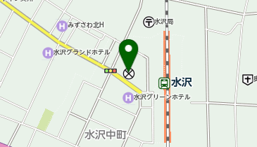 奥州警察署水沢駅前交番の地図画像