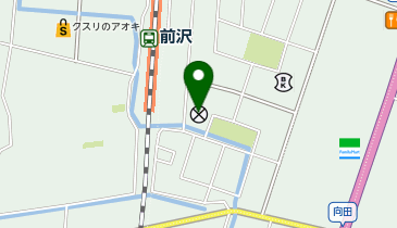 奥州警察署前沢交番の地図画像