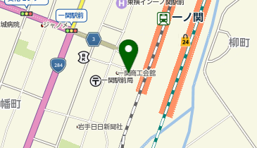 一関警察署一関駅前交番の地図画像