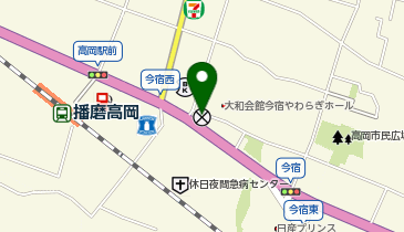 飾磨警察署今宿交番の地図画像