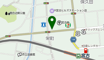 宮古警察署宮古駅前交番の地図画像