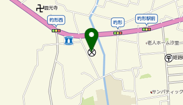 飾磨警察署的形駐在所の地図画像