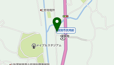 宍粟警察署上野駐在所の地図画像