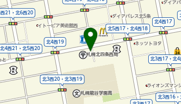 中央警察署桑園西交番の地図画像