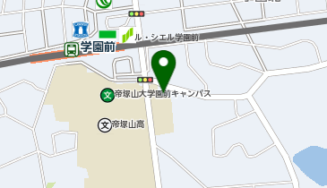 奈良西警察署学園前交番の地図画像