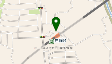 生駒警察署白庭台駅前交番の地図画像