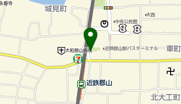 郡山警察署近鉄郡山駅前交番の地図画像