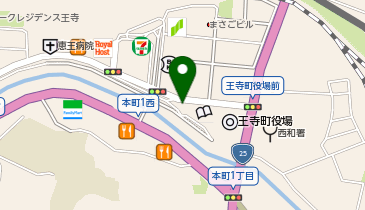 西和警察署王寺交番の地図画像