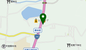 天理警察署櫟本交番の地図画像