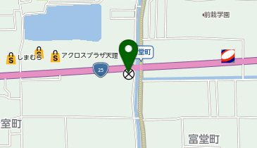 天理警察署二階堂交番の地図画像