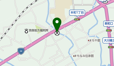 五條警察署新町交番の地図画像