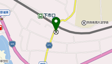 吉野警察署下渕交番の地図画像