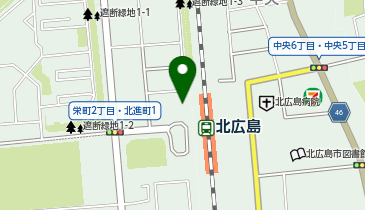 厚別警察署北広島駅前交番の地図画像