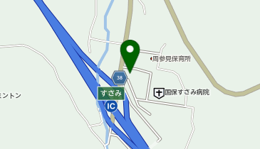 白浜警察署すさみ幹部交番の地図画像