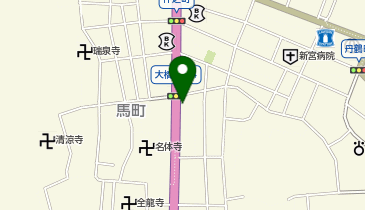 新宮警察署大橋交番の地図画像