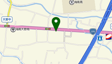 海南警察署大野中駐在所の地図画像