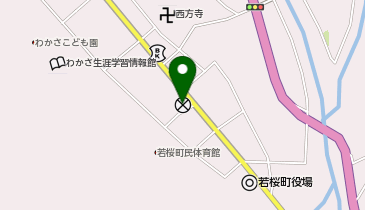 郡家警察署若桜駐在所の地図画像