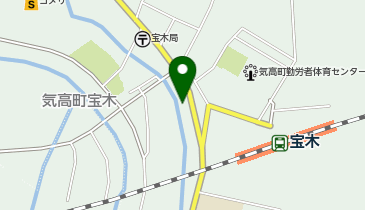 浜村警察署宝木駐在所の地図画像