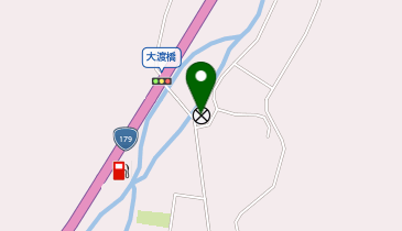 倉吉警察署穴鴨駐在所の地図画像