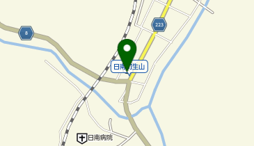 黒坂警察署生山駐在所の地図画像