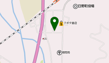 黒坂警察署根雨駐在所の地図画像