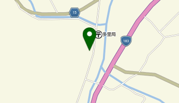 黒坂警察署多里駐在所の地図画像