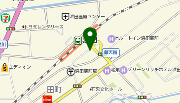 浜田警察署浜田駅前交番の地図画像