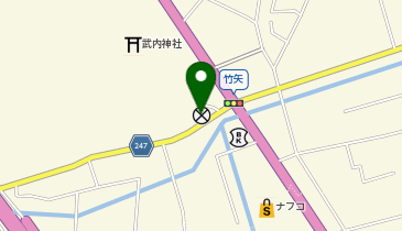 松江警察署竹矢駐在所の地図画像