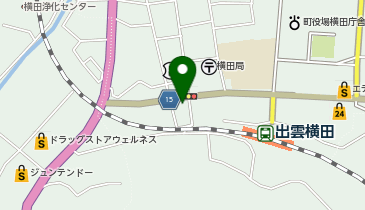 雲南警察署横田駐在所の地図画像