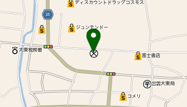 雲南警察署大東駐在所の地図画像