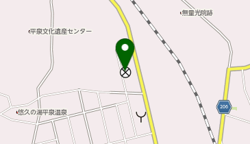 一関警察署平泉駐在所の地図画像