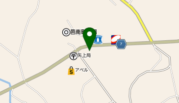 川本警察署矢上駐在所の地図画像