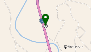 川本警察署井原駐在所の地図画像