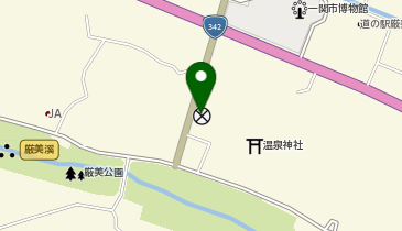 一関警察署厳美駐在所の地図画像