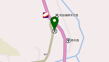 津和野警察署柿木駐在所の地図画像