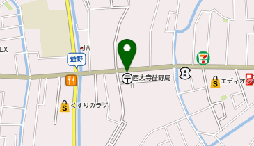 岡山東警察署益野交番の地図画像