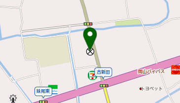 岡山南警察署福田交番の地図画像