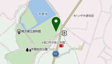 玉島警察署鴨方交番の地図画像