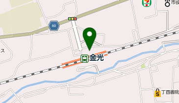 玉島警察署金光駅前交番の地図画像