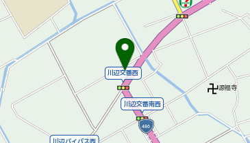 玉島警察署川辺交番の地図画像