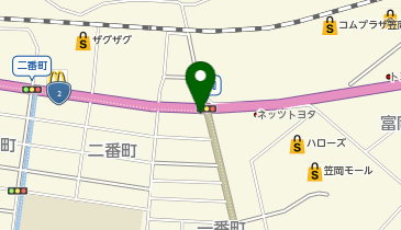 笠岡警察署富岡交番の地図画像