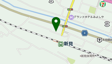 新見警察署新見駅前交番の地図画像