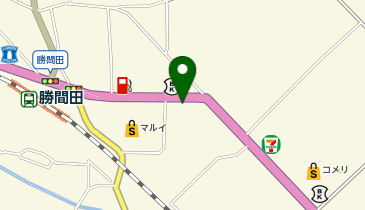 美作警察署勝間田交番の地図画像