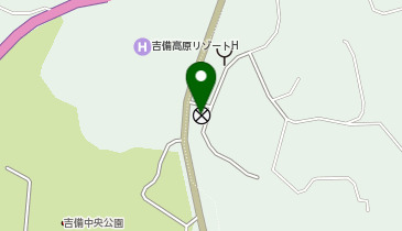 岡山北警察署吉備高原駐在所の地図画像