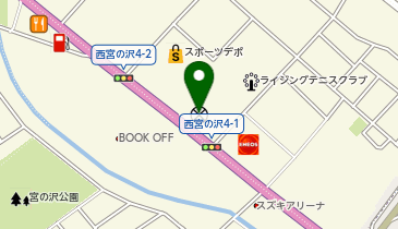 手稲警察署西宮の沢交番の地図画像